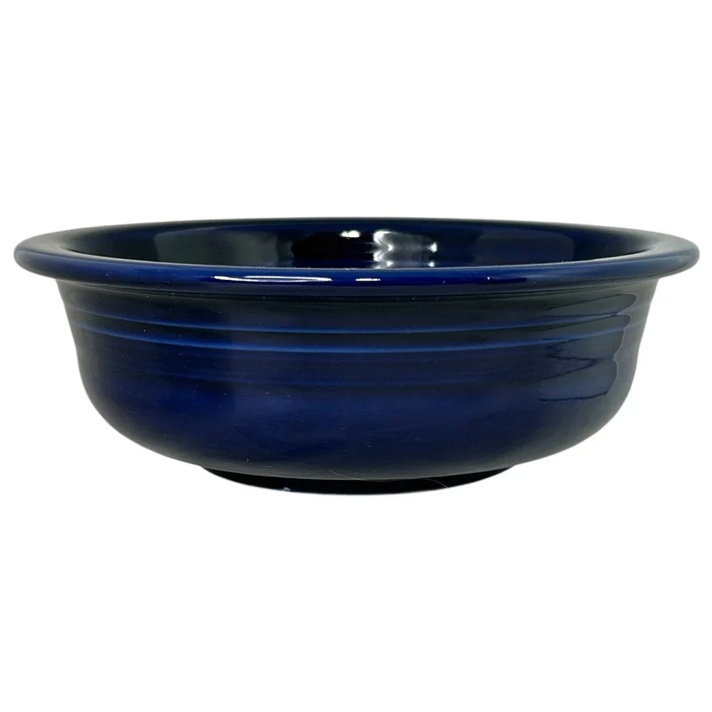 Fiesta Large Classic Bowl 8.25 Cobalt Blue Straight Sides 40 OZ Excellent